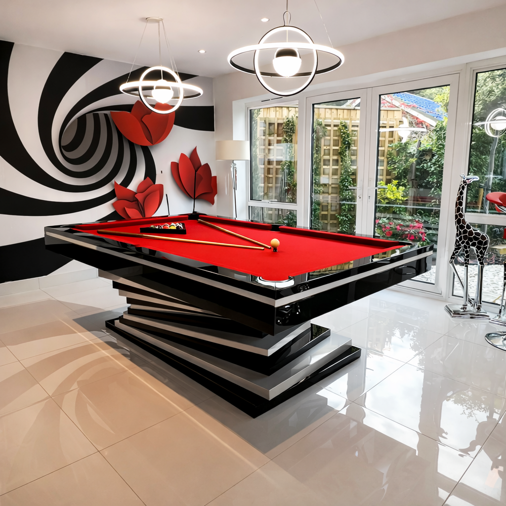 Aurelius NovaEdge 8-Foot Modern Pool Table